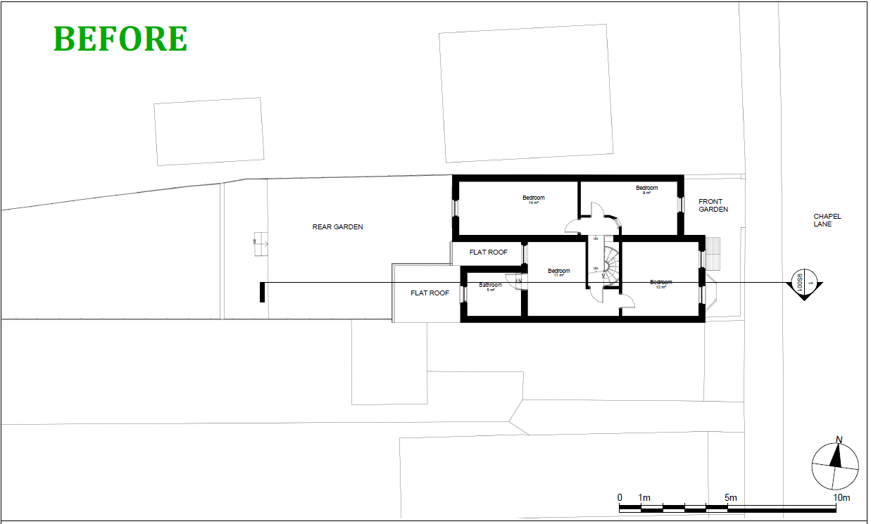 Existing First Floor for Home Conversion