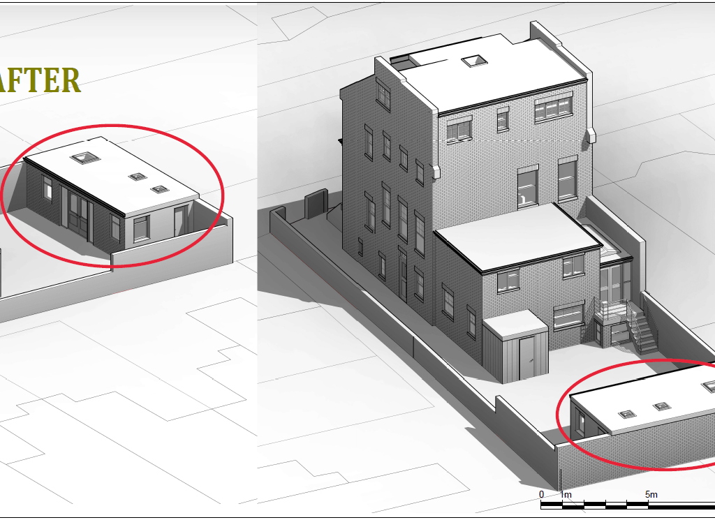 After permission has been achieved for an erection of an outbuilding - Sam Planning