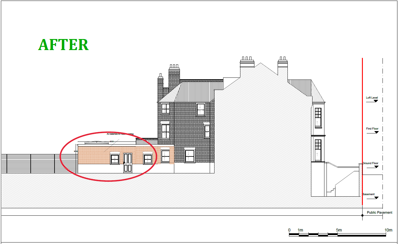 After 6 meter Planning Permission approved