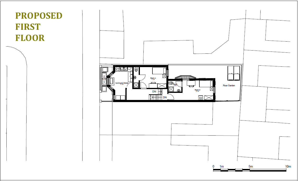 Architectural Drawing of proposed First Floor