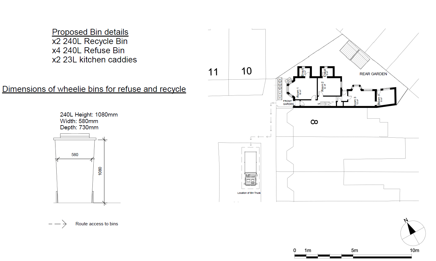 Architectural drawing of Haringey planning approval for condition 4