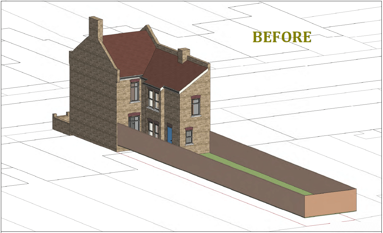 LDC Loft Extension architectural drawing