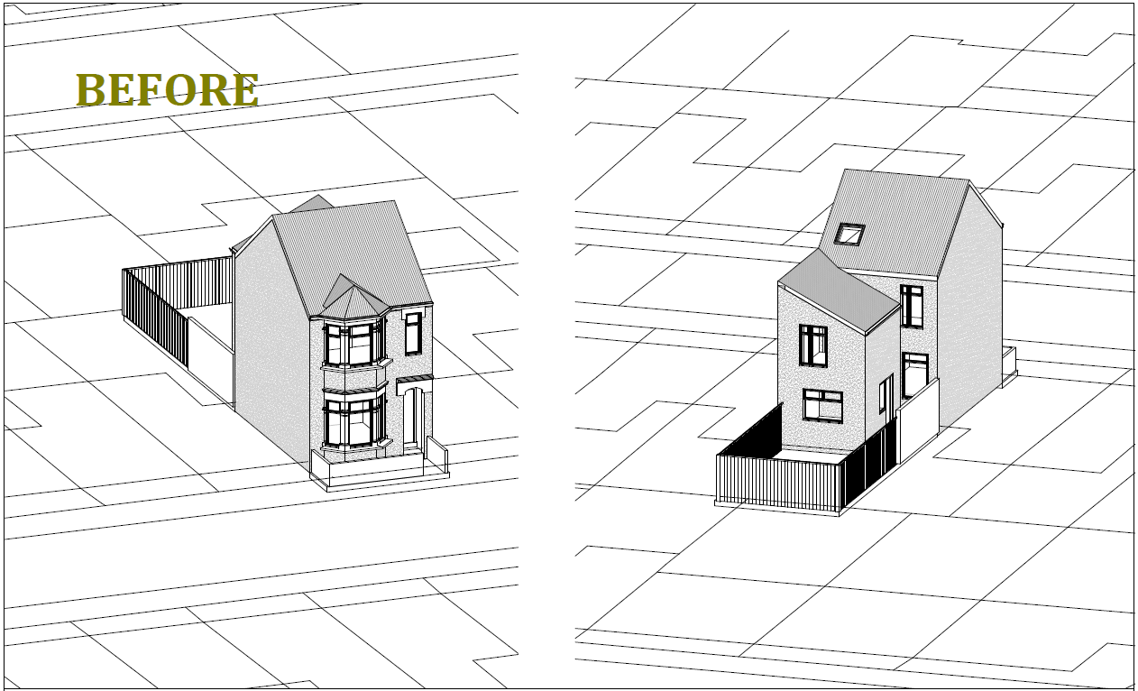 Change of use Architectural drawing