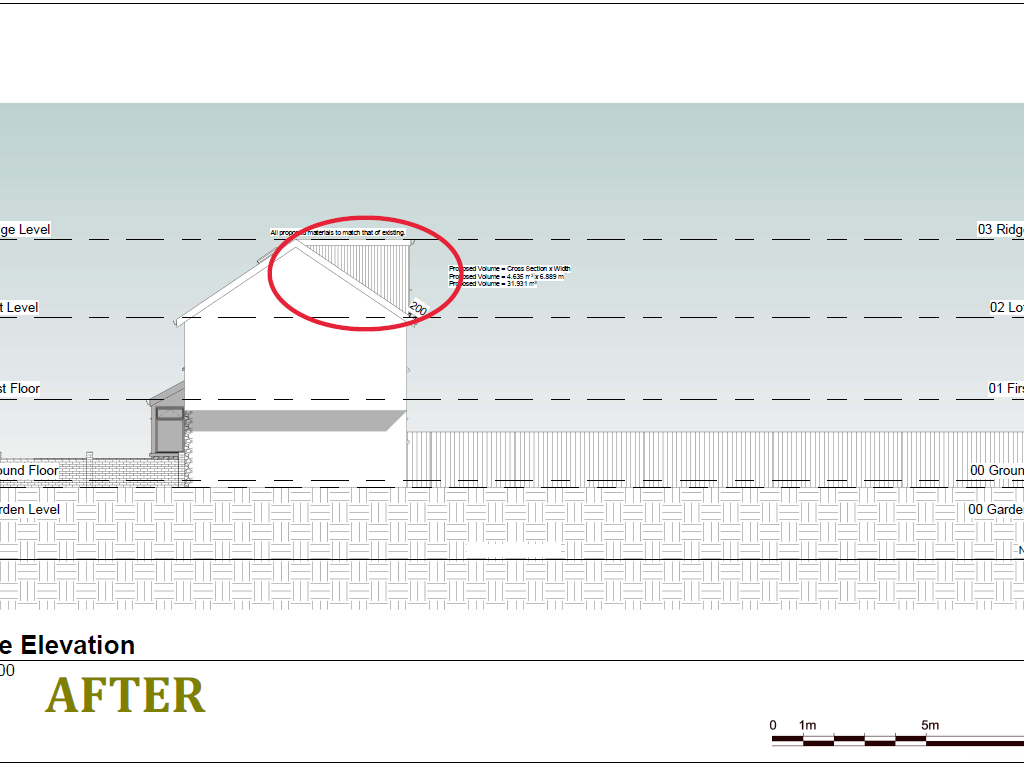 Architectural drawing for LDC extension