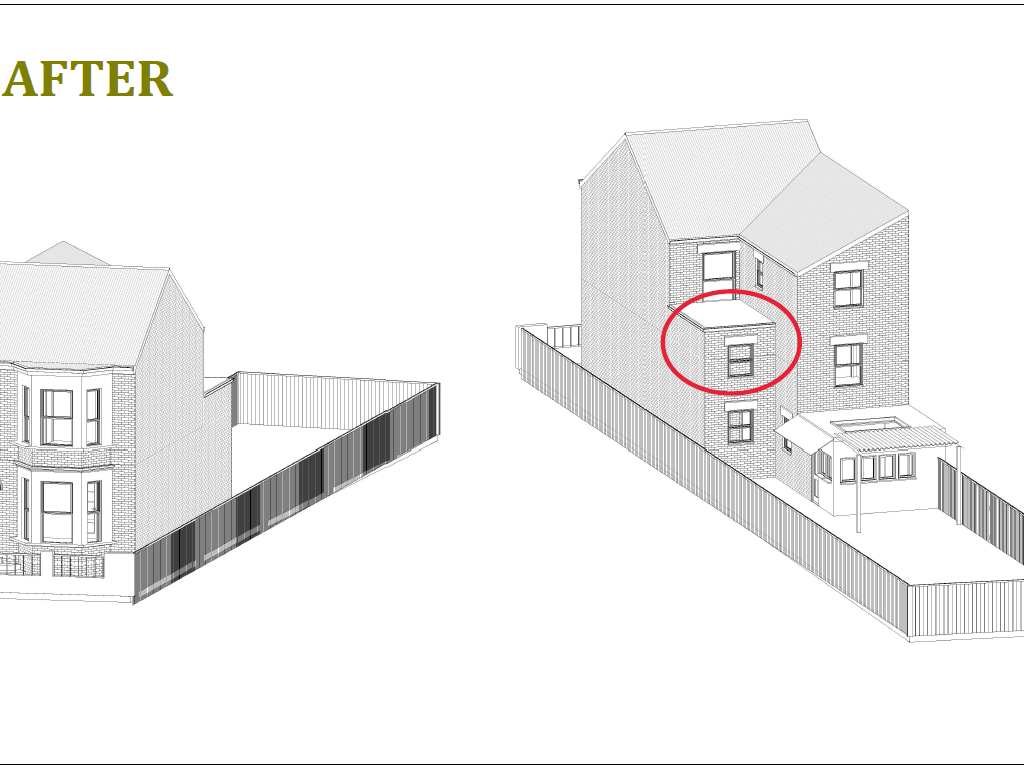 Planning approved to build a 6 Metre rear extension