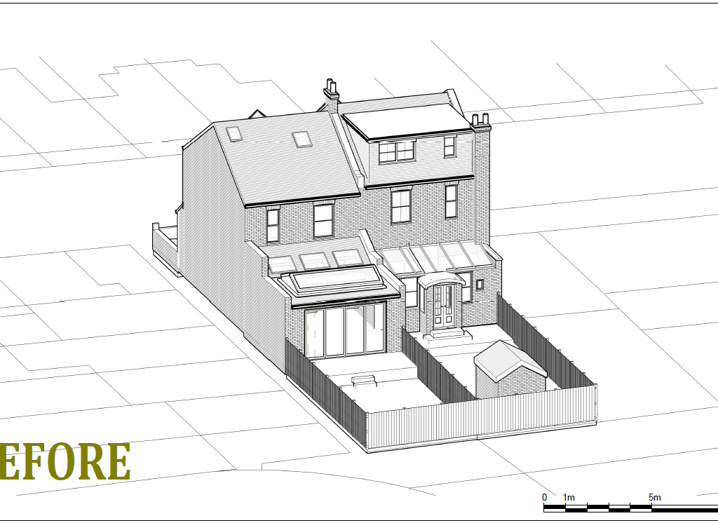 Architectural Drawing for Extension.