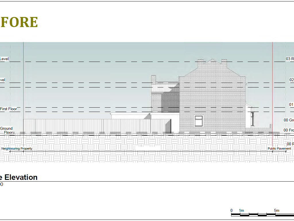 Architectural drawing for ldc extension