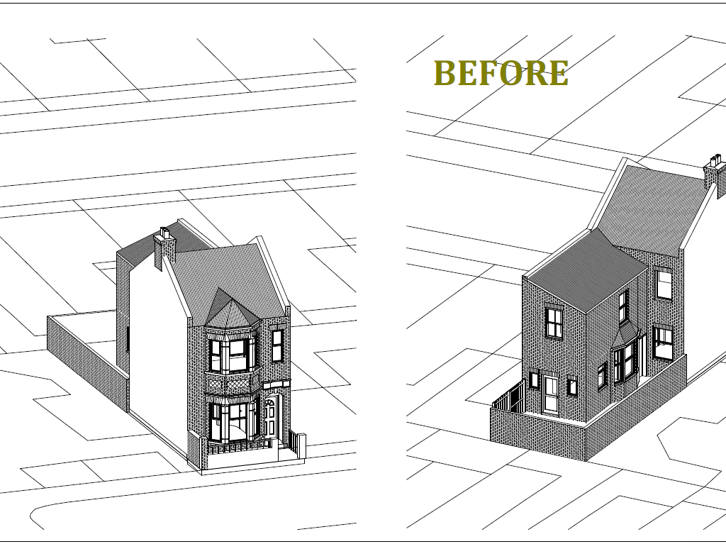 Architectural drawing for LDC planning permission