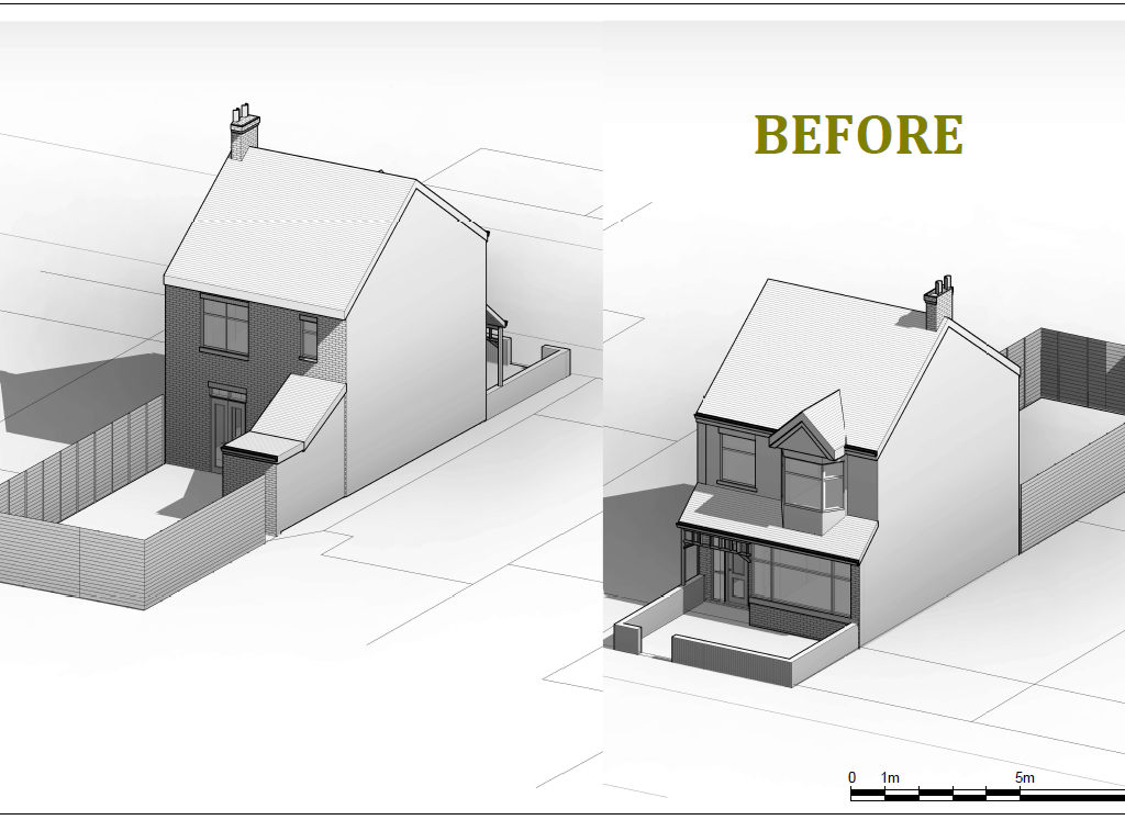 architectural drawing for Haringey planning permission