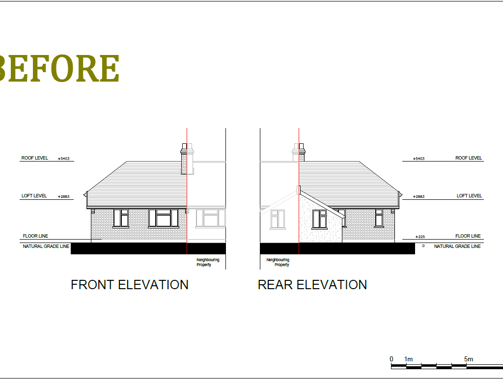 Architectural drawing for LDC loft
