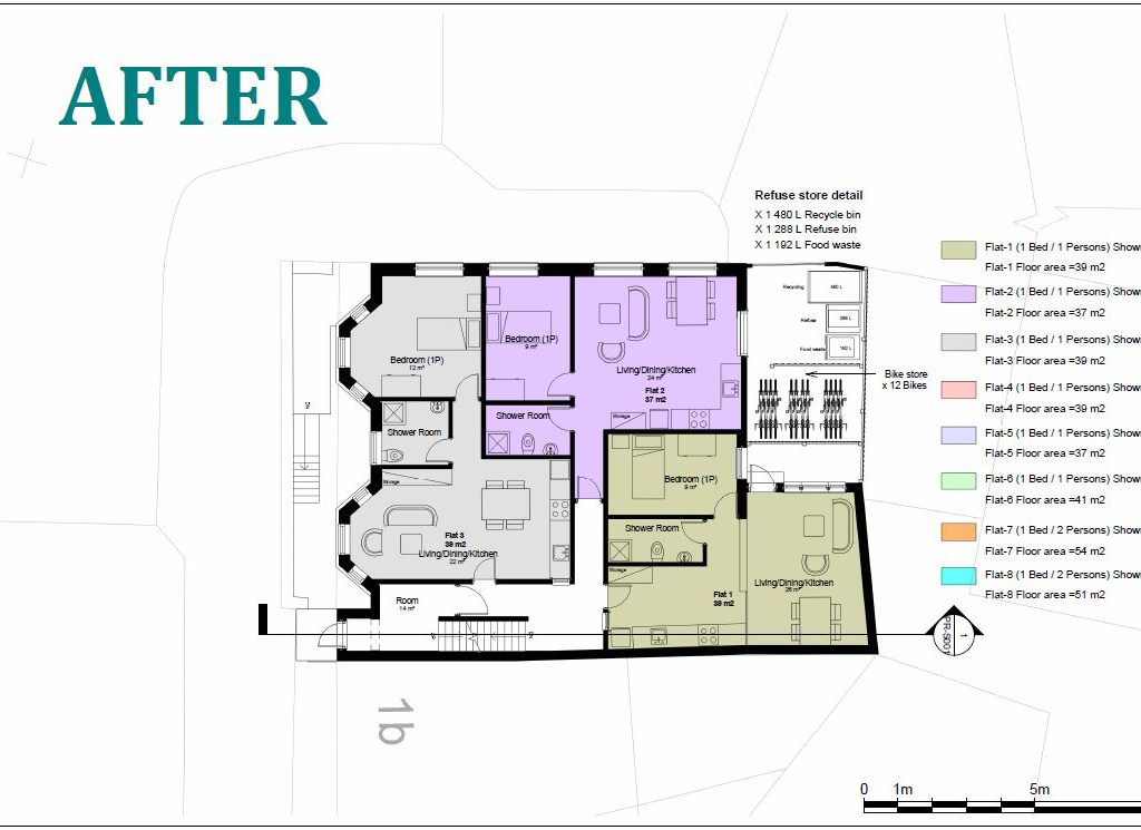 Planning permission granted for the change of use of property from commercial to dwelling.