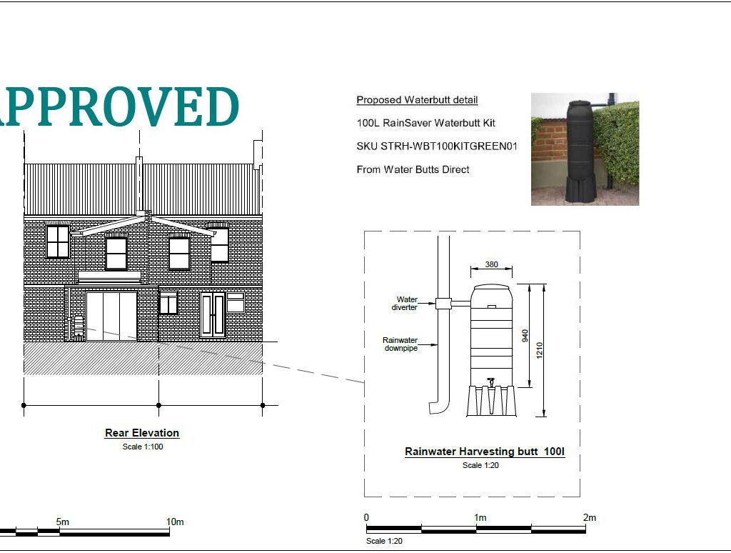 Architectural drawing approved for a change of use in this Hackney property with Sam Planning services.